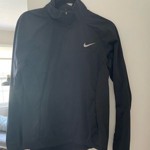 Nike Shield full zip black womens running jacket